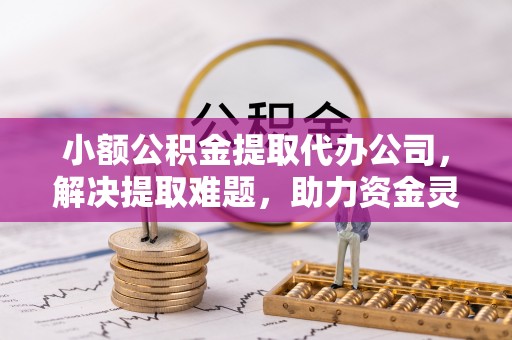 吉水小额公积金提取代办公司，解决提取难题，助力资金灵活使用