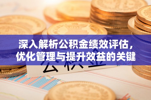 吉水深入解析公积金绩效评估，优化管理与提升效益的关键路径